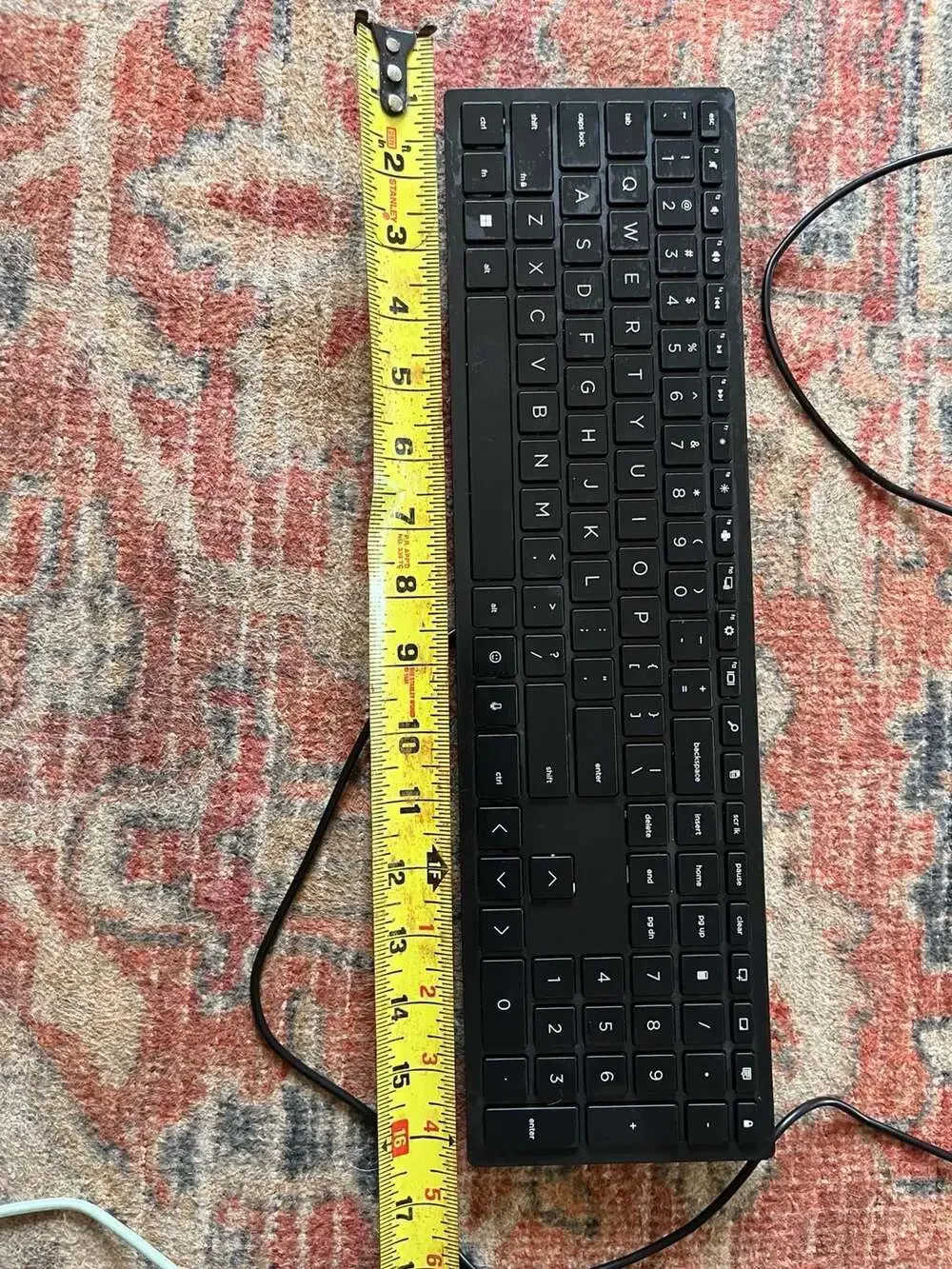 HP 310 Black Wired Compact Slim Wired Keyboard TPA-L002K